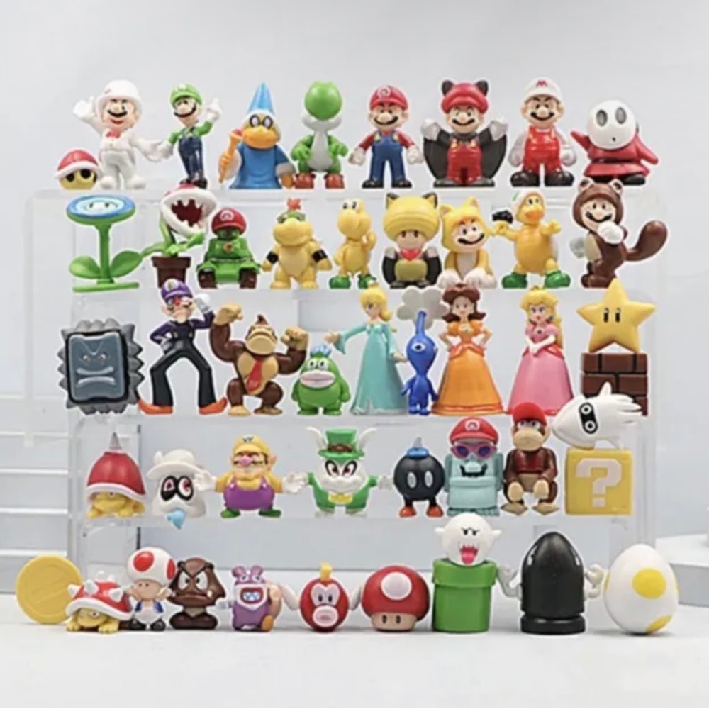 Super Mario action figures lot